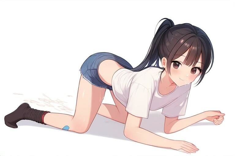 膨らみかけな女の子は抜ける〜無表情で足コキ〜 - サンプル画像 3