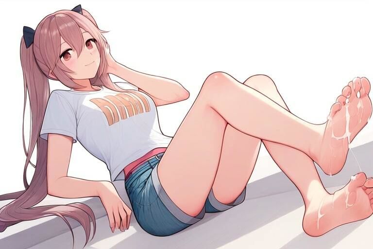 膨らみかけな女の子は抜ける〜無表情で足コキ〜 - サンプル画像 6