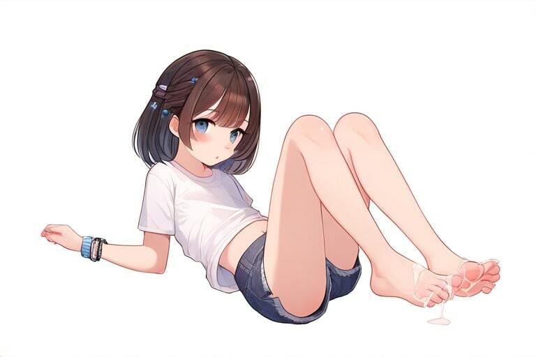 発育のいい同級生とえっち〜しっかり足コキしてもらうからな！〜 - サンプル画像 1