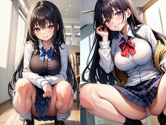 隣の席のエロい特権 - サンプル画像 1