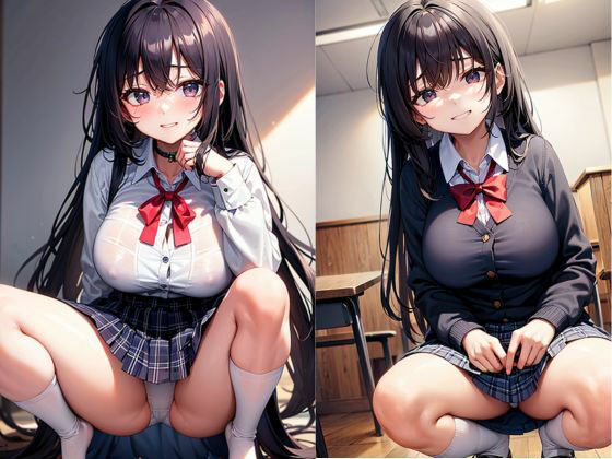 隣の席のエロい特権 - サンプル画像 9