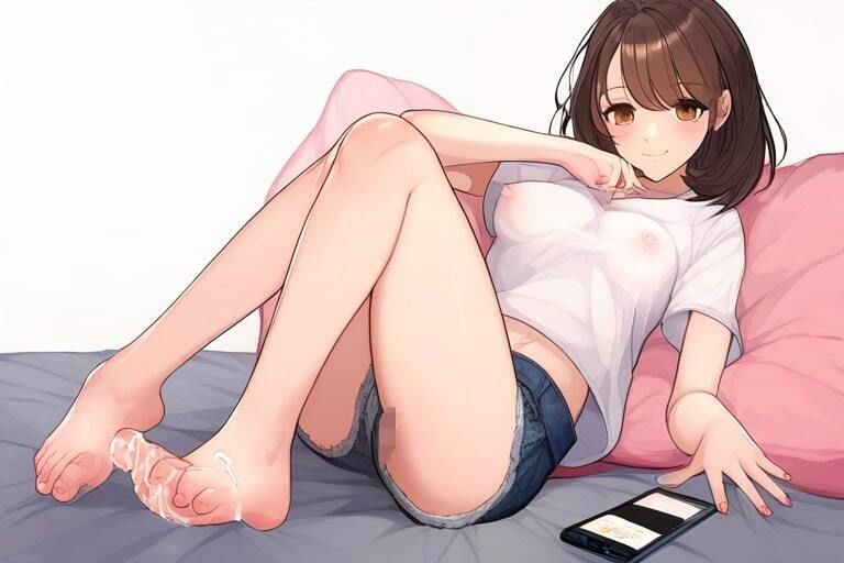 気持ちいいことが好きな女の子〜足コキと本気エッチ〜 - サンプル画像 10