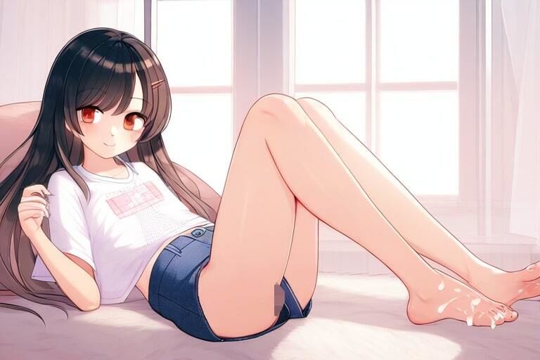 足コキでイキまくる女の子〜触れなくても絶頂〜 - サンプル画像 3