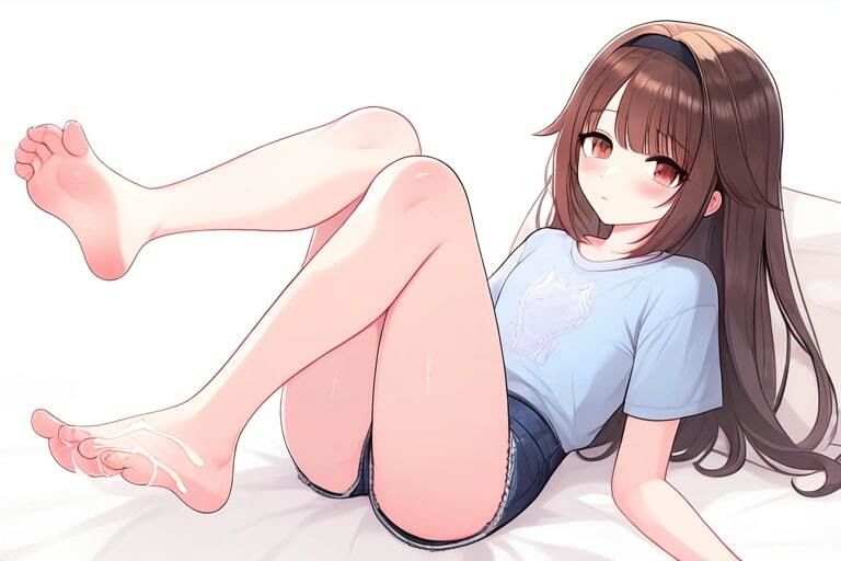 真面目な女の子はドスケベ〜足でも手でも〜 - サンプル画像 1