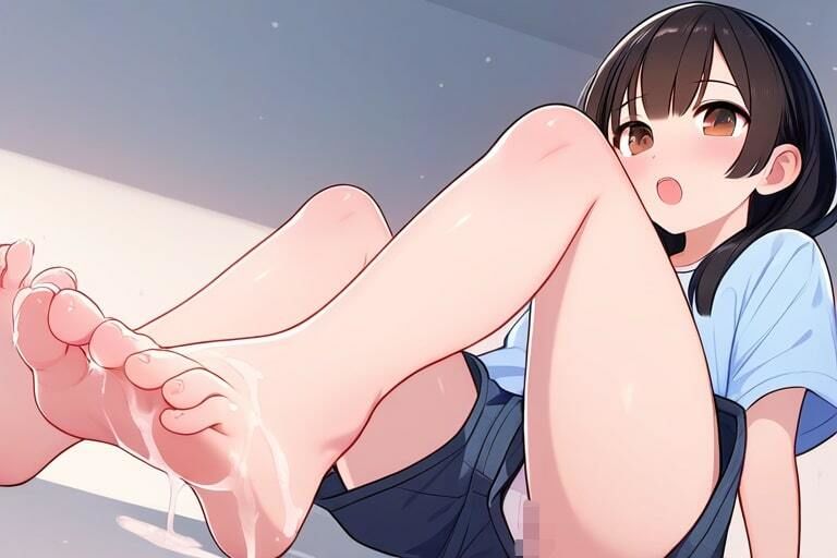 真面目な女の子はドスケベ〜足でも手でも〜 - サンプル画像 2