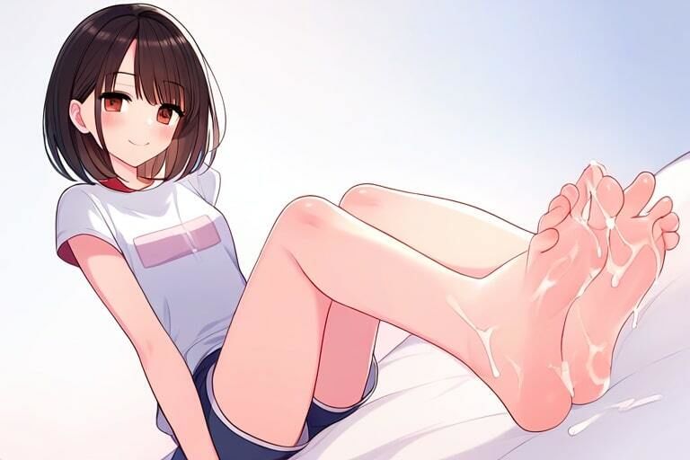 真面目な女の子はドスケベ〜足でも手でも〜 - サンプル画像 4