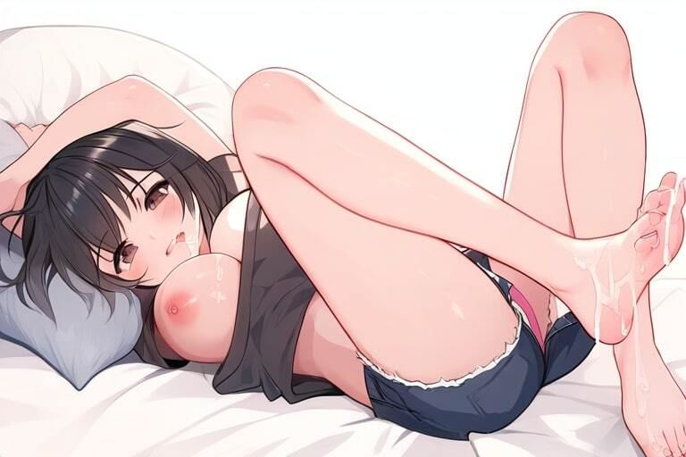 女の子の臭い足の匂いでイク！〜気持ちいいぶっかけの時間だよ〜 - サンプル画像 2