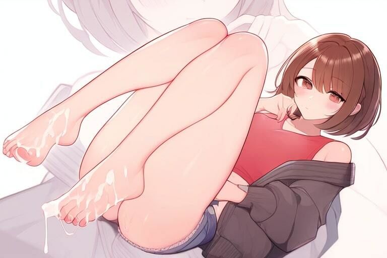 女の子の臭い足の匂いでイク！〜気持ちいいぶっかけの時間だよ〜 - サンプル画像 3