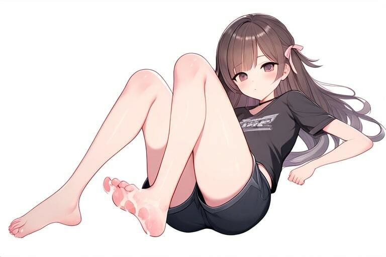 女の子の臭い足の匂いでイク！〜気持ちいいぶっかけの時間だよ〜 - サンプル画像 6