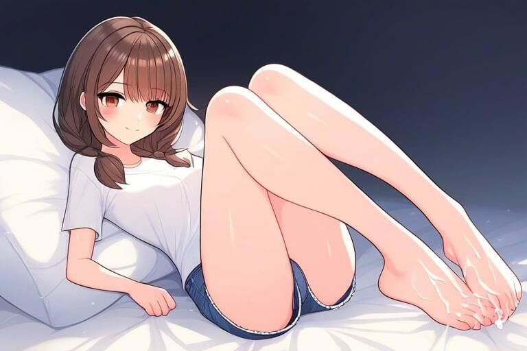 女の子の臭い足の匂いでイク！〜気持ちいいぶっかけの時間だよ〜 - サンプル画像 9
