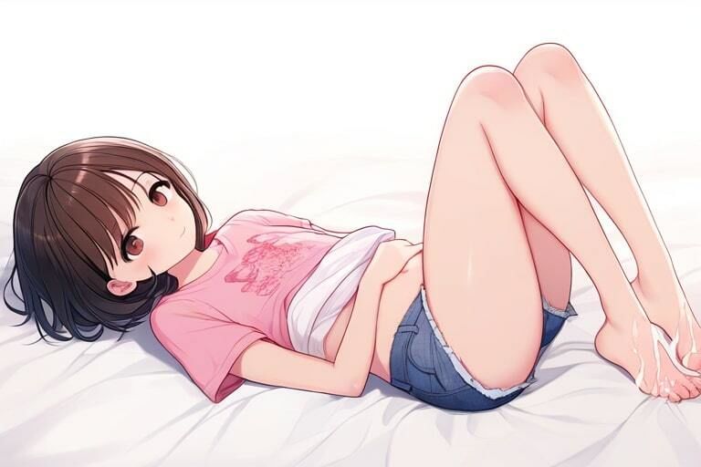 無表情な子とシコシコする〜足コキと本番なしエッチ〜 - サンプル画像 3