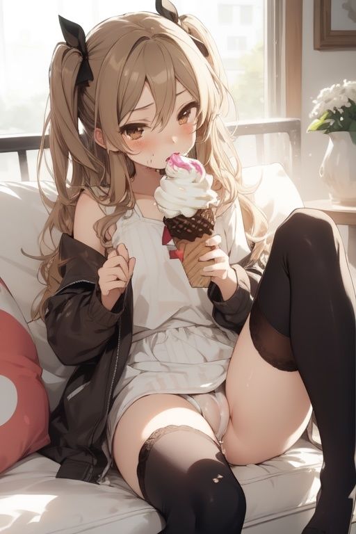 虹かけ誌 ガールズ＆パンツァー イラスト集17 島田愛里寿 そんなにかけちゃ、だめ - サンプル画像 2