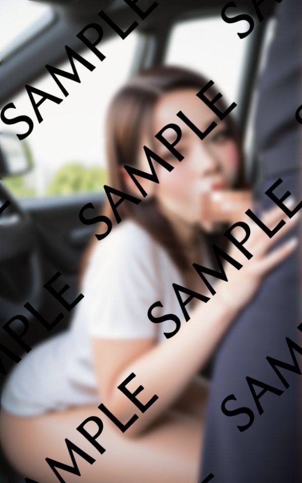 車内不倫〜会えば口内射精のお手伝いど淫乱主婦たち - サンプル画像 1