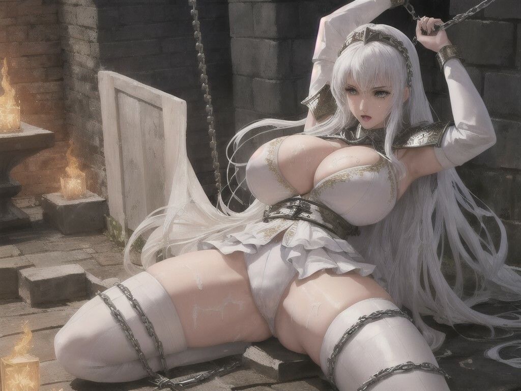 白の女騎士 第3章 〜拘束〜 - サンプル画像 5