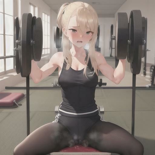 金髪タンクトップちゃんのどこでも露出！！ - サンプル画像 5