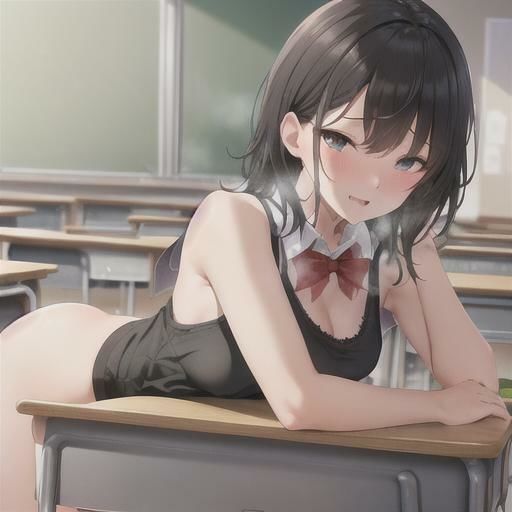 黒髪タンクトップちゃんのどこでも露出！！ - サンプル画像 4