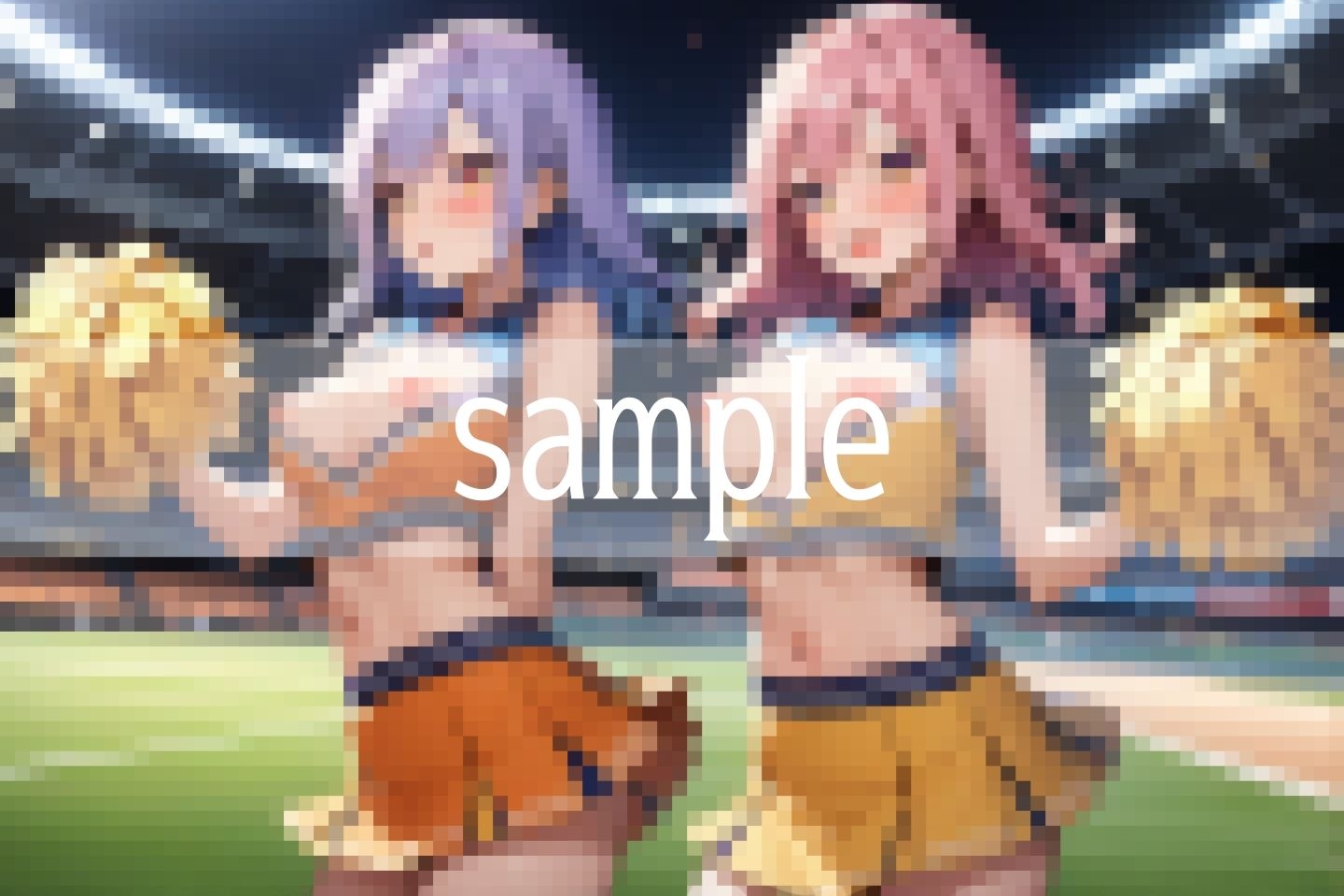 応援Lv99...おっぱいで勇気を元気を...！ - サンプル画像 3