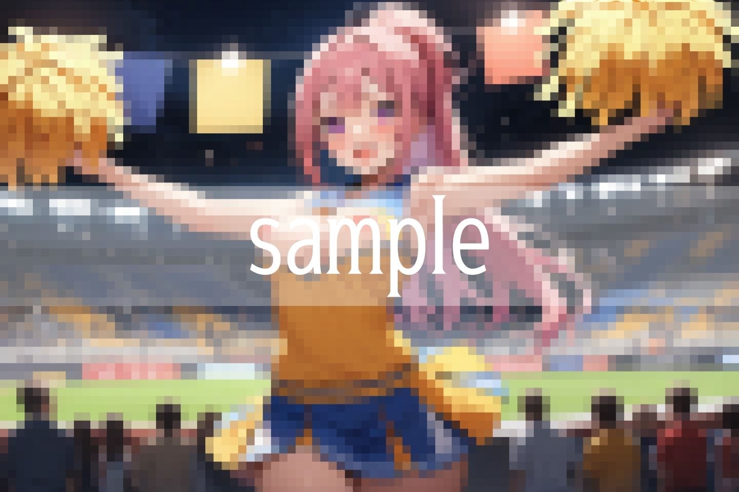 応援Lv99...おっぱいで勇気を元気を...！ - サンプル画像 4