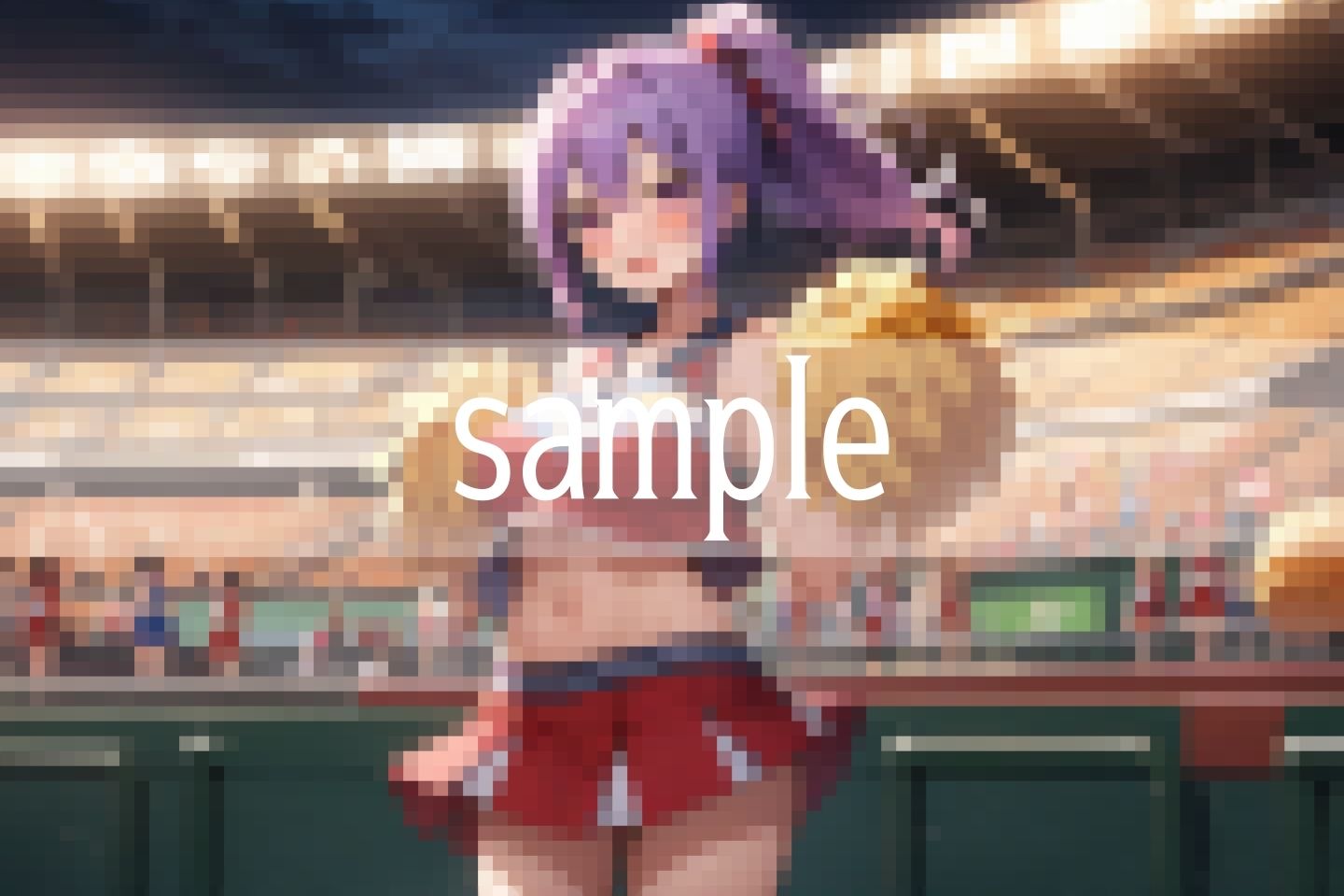 応援Lv99...おっぱいで勇気を元気を...！ - サンプル画像 5