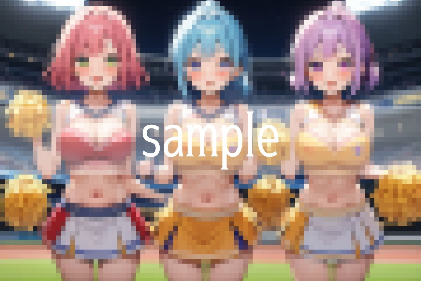 応援Lv99...おっぱいで勇気を元気を...！ - サンプル画像 6