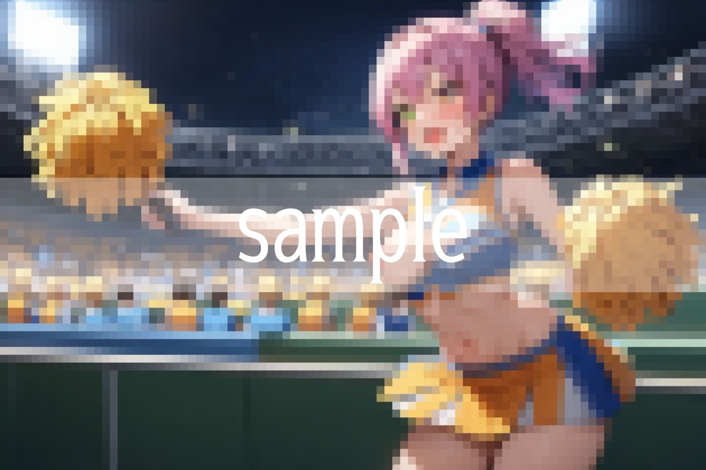 応援Lv99...おっぱいで勇気を元気を...！ - サンプル画像 8