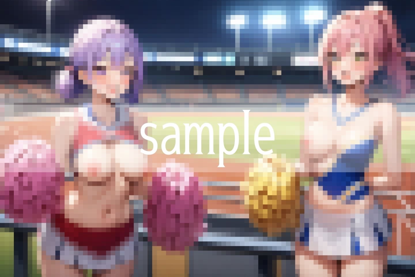 応援Lv99...おっぱいで勇気を元気を...！ - サンプル画像 9