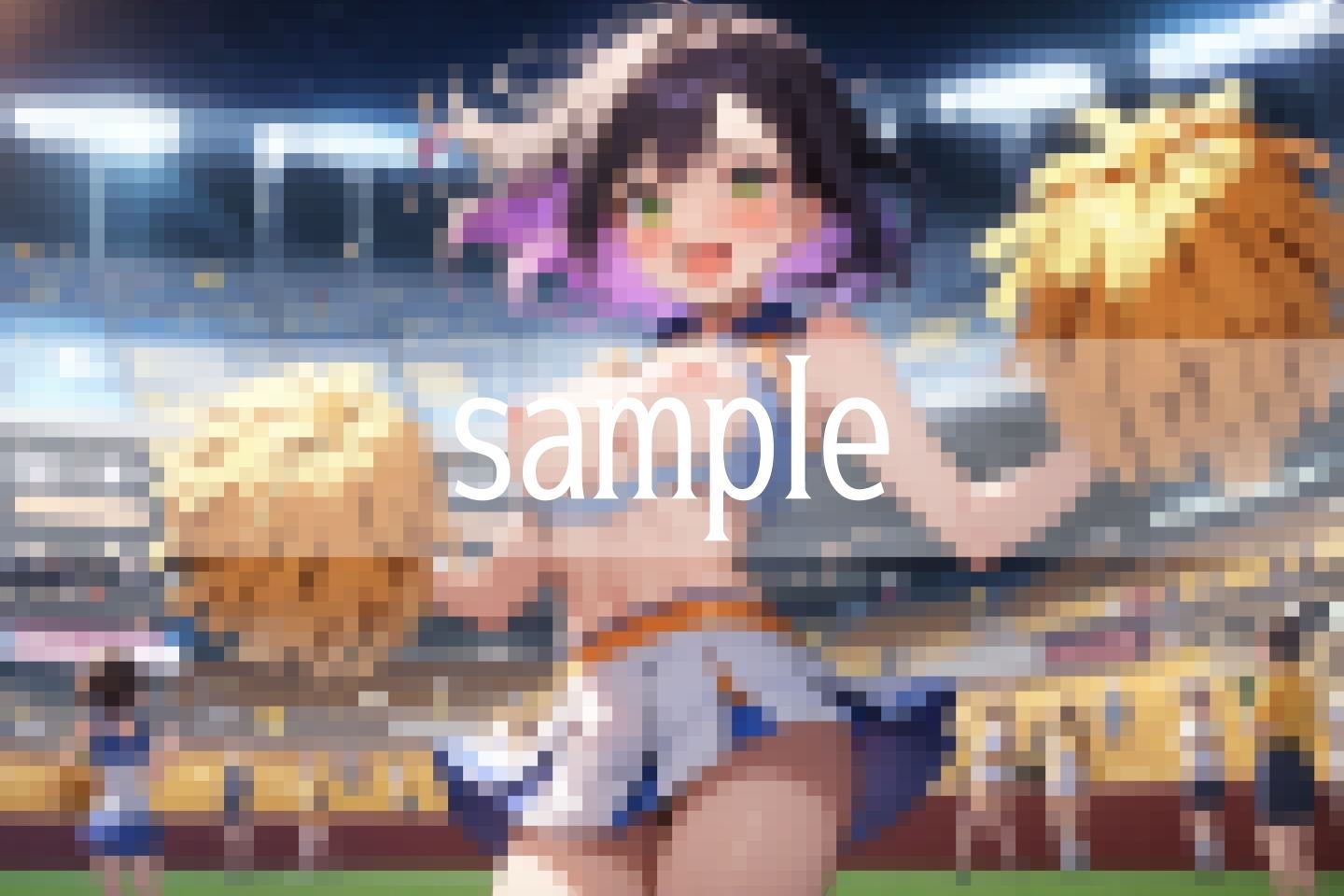 応援Lv99...おっぱいで勇気を元気を...！ - サンプル画像 10