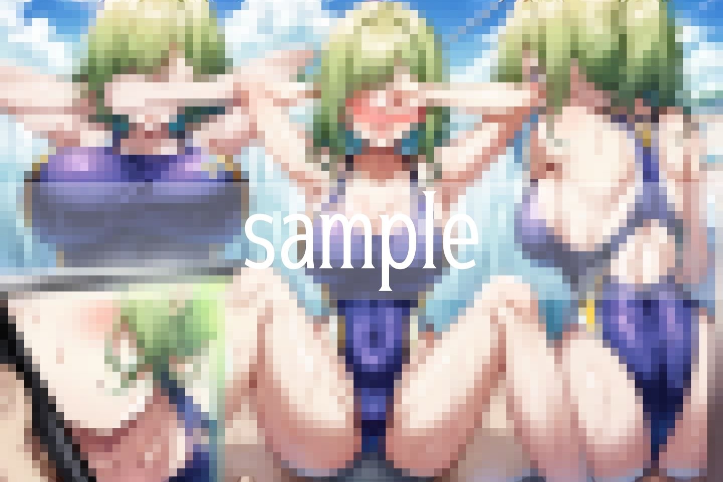 濡れる想い...Hな水着で誘惑しますね... - サンプル画像 3