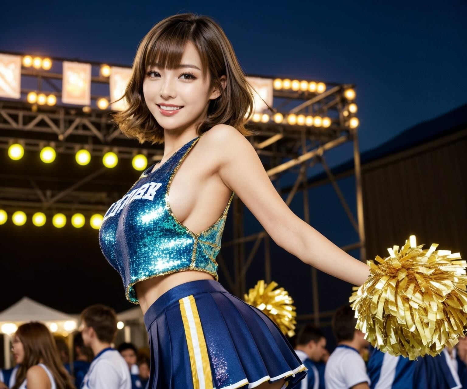 チアガールエロ写真集_可愛いギャルがチアリーダーに！ドキドキが止まらない？！セクシーでエッチな画像集 - サンプル画像 3