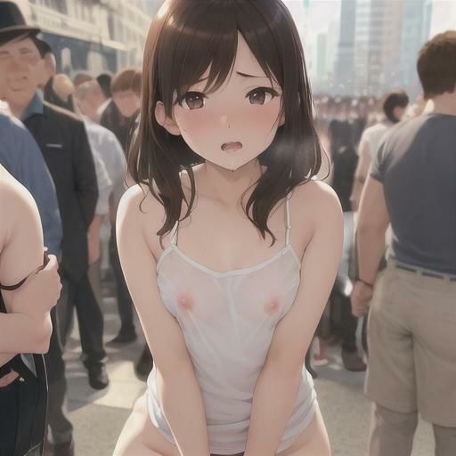 茶髪キャミソールちゃんのどこでも露出！！ - サンプル画像 5