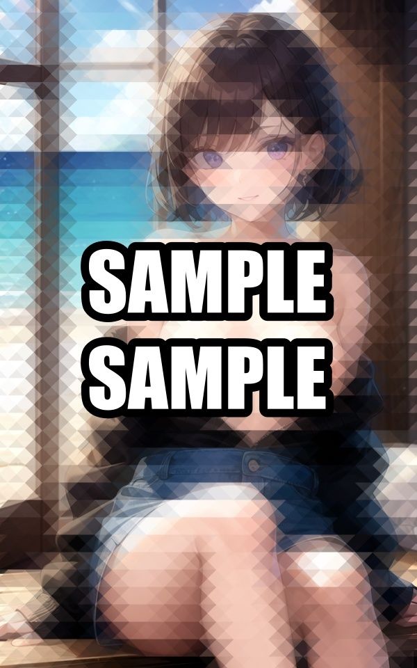 オフショルセーターを脱ぎたい美女 - サンプル画像 3