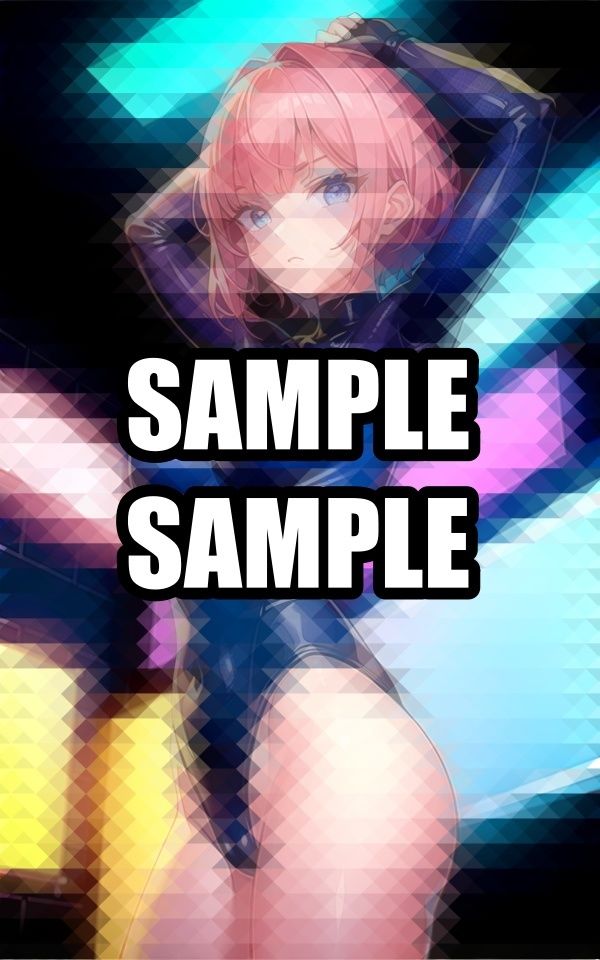 エナメル水着を着こなす美女イラスト集 - サンプル画像 8