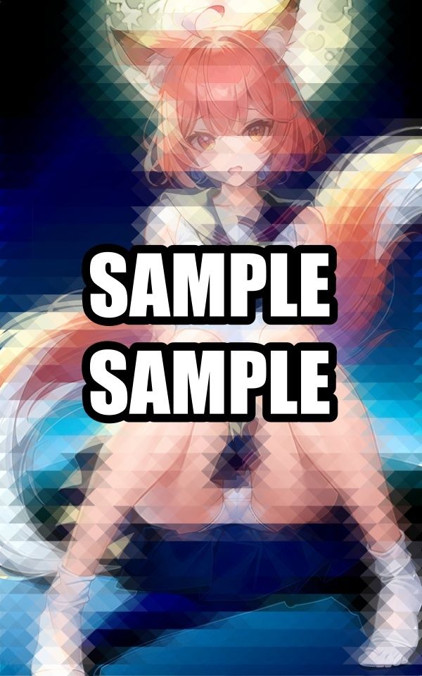 制服コスプレのケモミミ美女 - サンプル画像 2