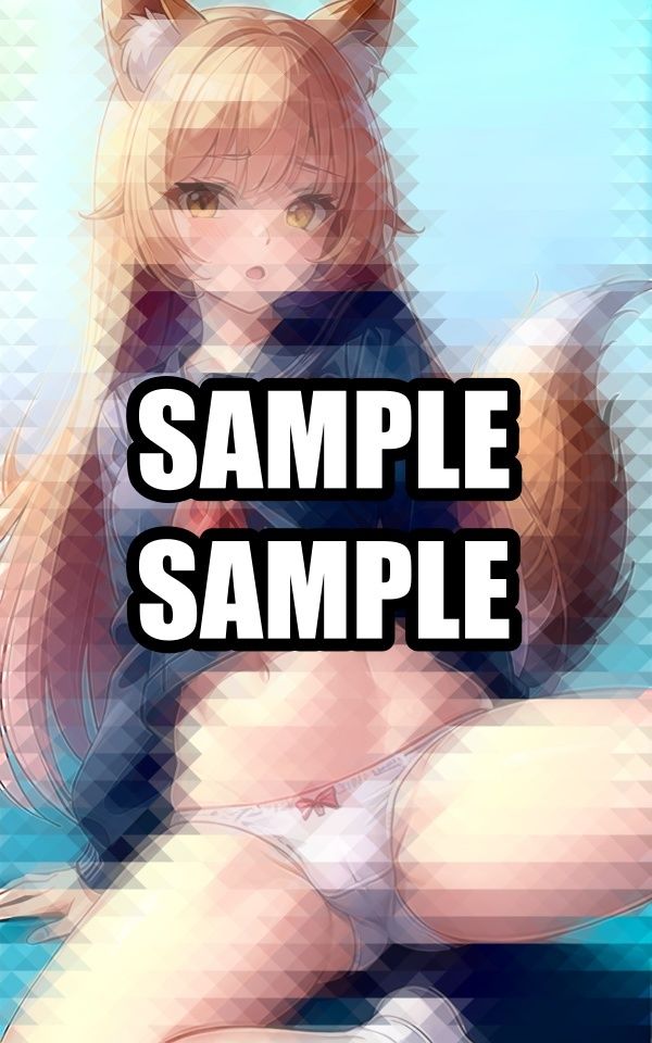 制服コスプレのケモミミ美女 - サンプル画像 5