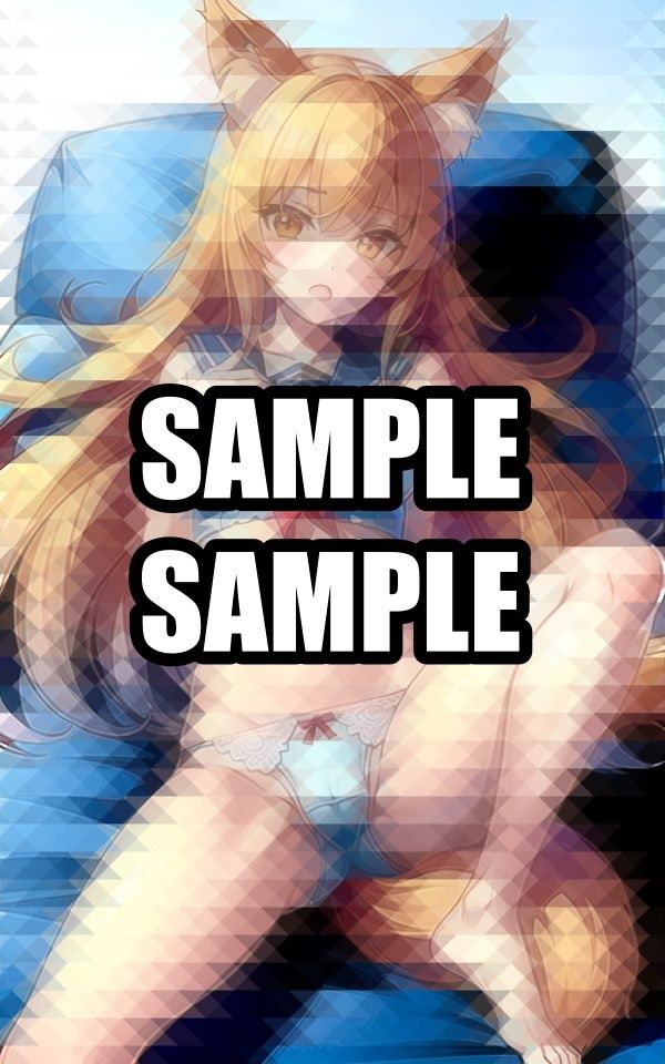 制服コスプレのケモミミ美女 - サンプル画像 6