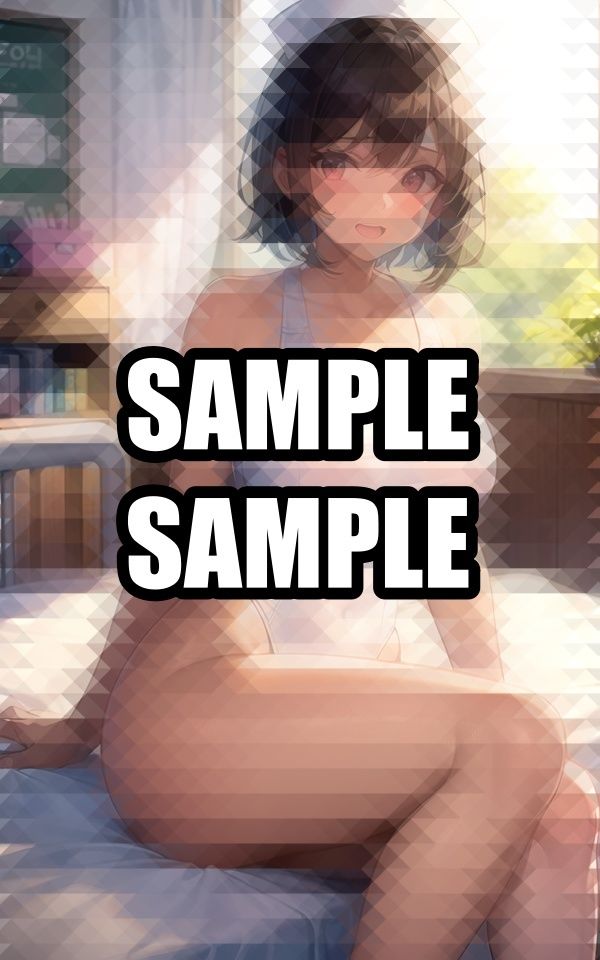 スク水ナースの日焼け美女イラスト集 - サンプル画像 4