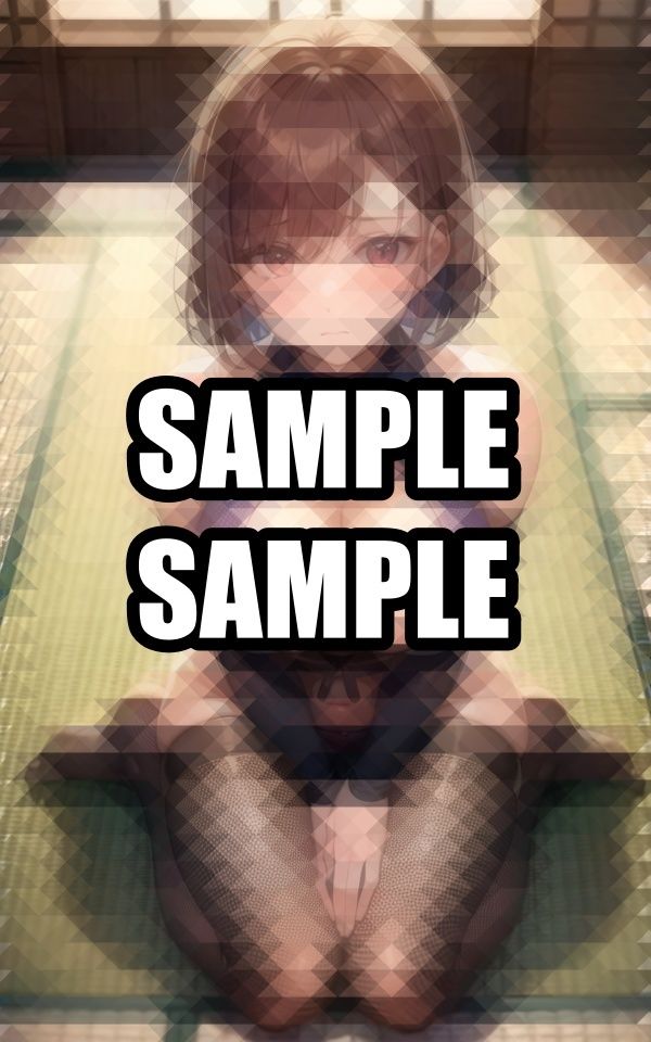 困り顔の忍者美女イラスト集 - サンプル画像 1