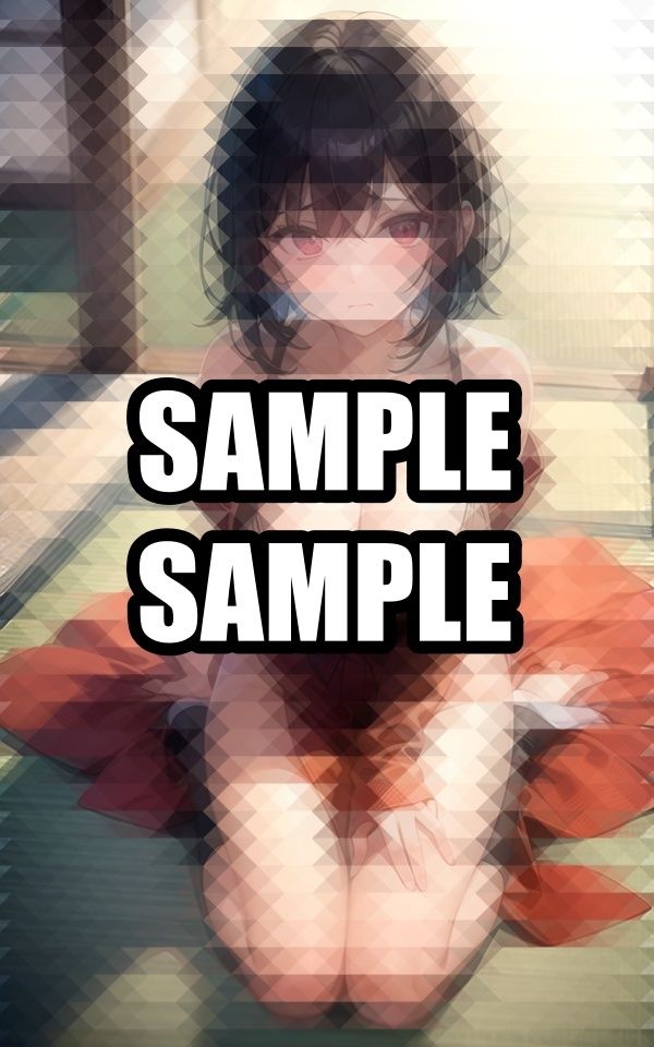 困り顔の忍者美女イラスト集 - サンプル画像 3