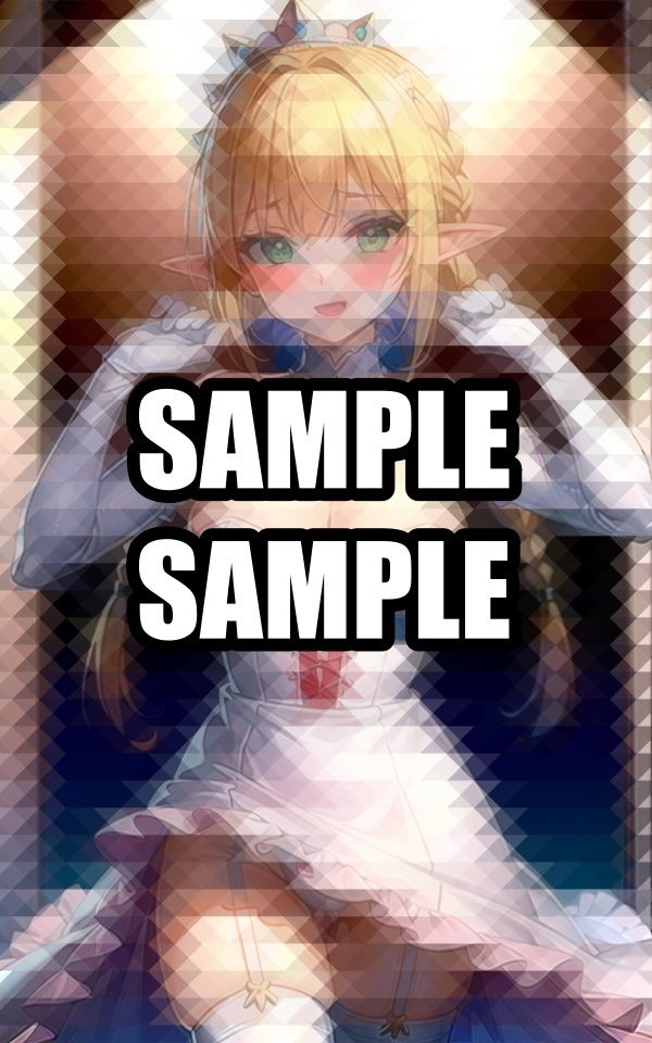 ドレスを着たエルフ美女イラスト集 - サンプル画像 2