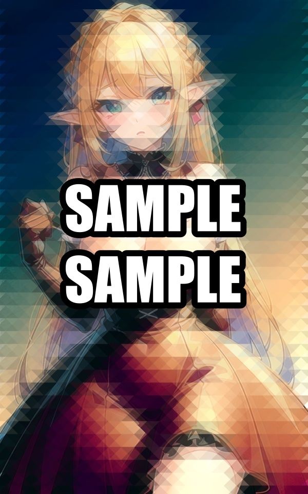ドレスを着たエルフ美女イラスト集 - サンプル画像 4