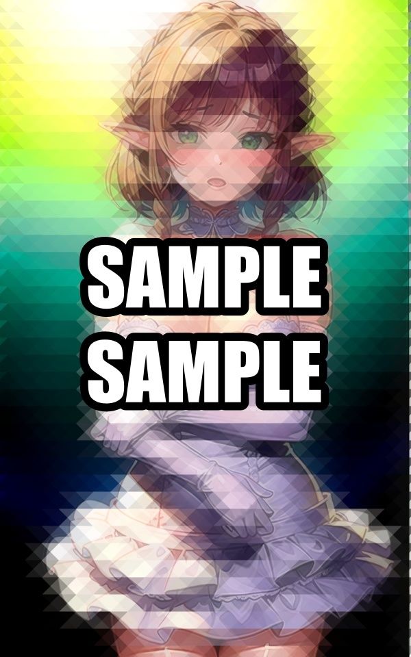 ドレスを着たエルフ美女イラスト集 - サンプル画像 5