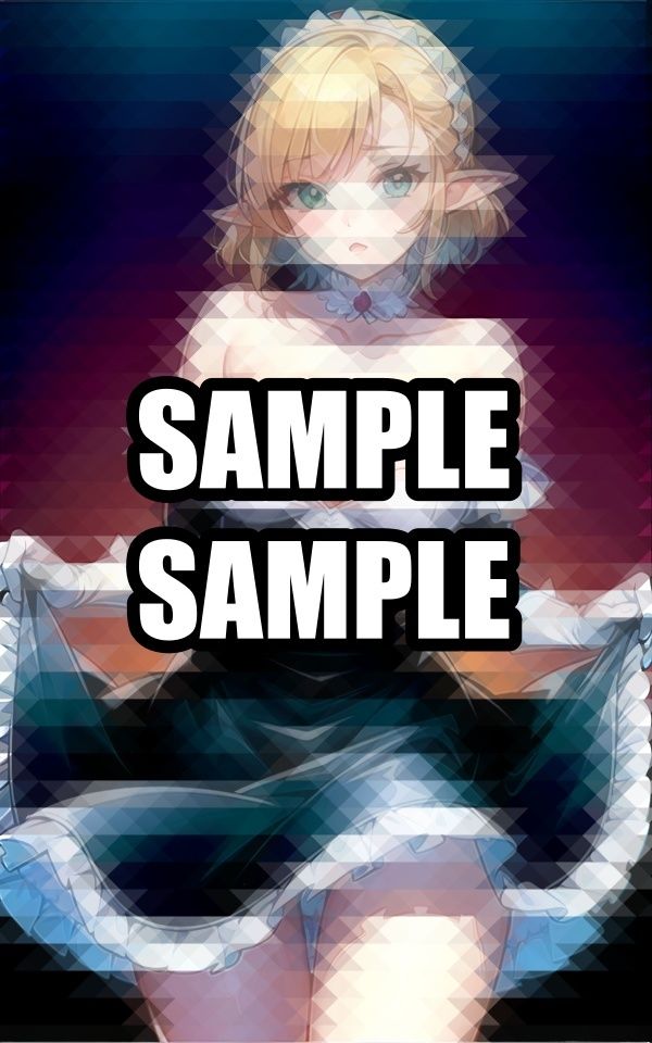 ドレスを着たエルフ美女イラスト集 - サンプル画像 6