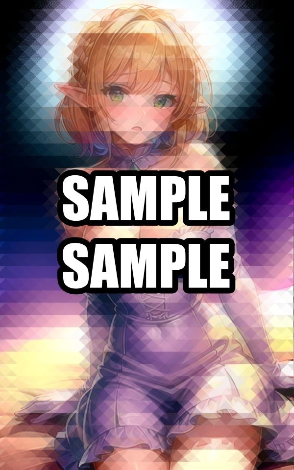 ドレスを着たエルフ美女イラスト集 - サンプル画像 8
