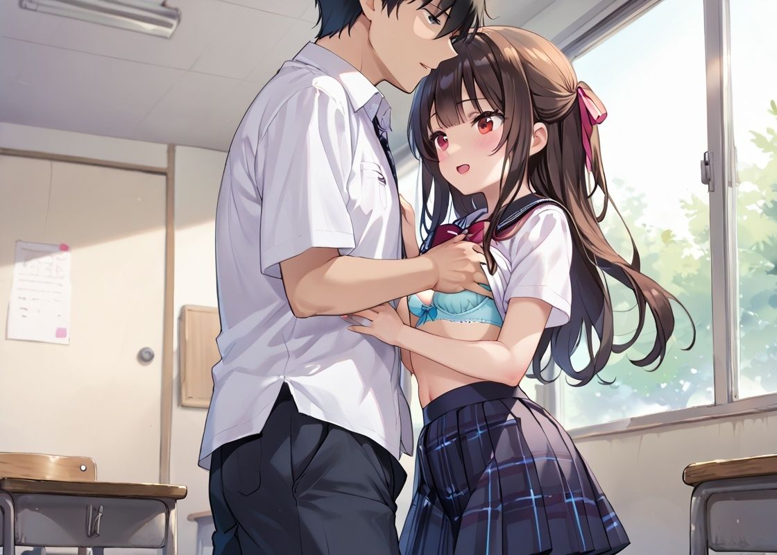 教育実習で彼女の妹がいたので我慢できなくて中出し射精した - サンプル画像 2