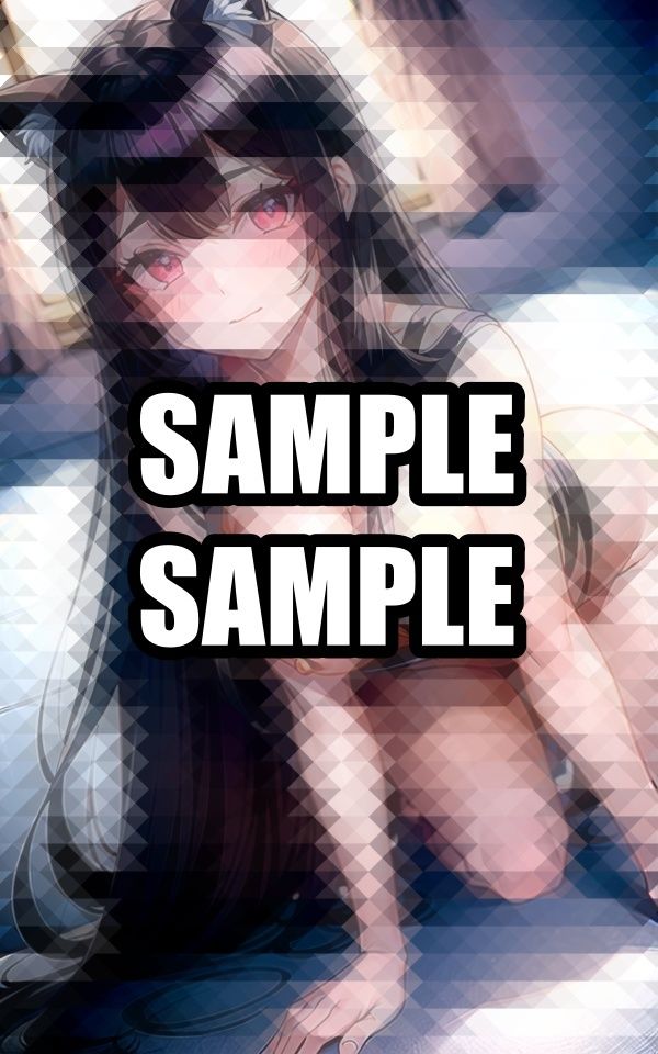 黒髪の猫系女子がこちらを見てくる - サンプル画像 2