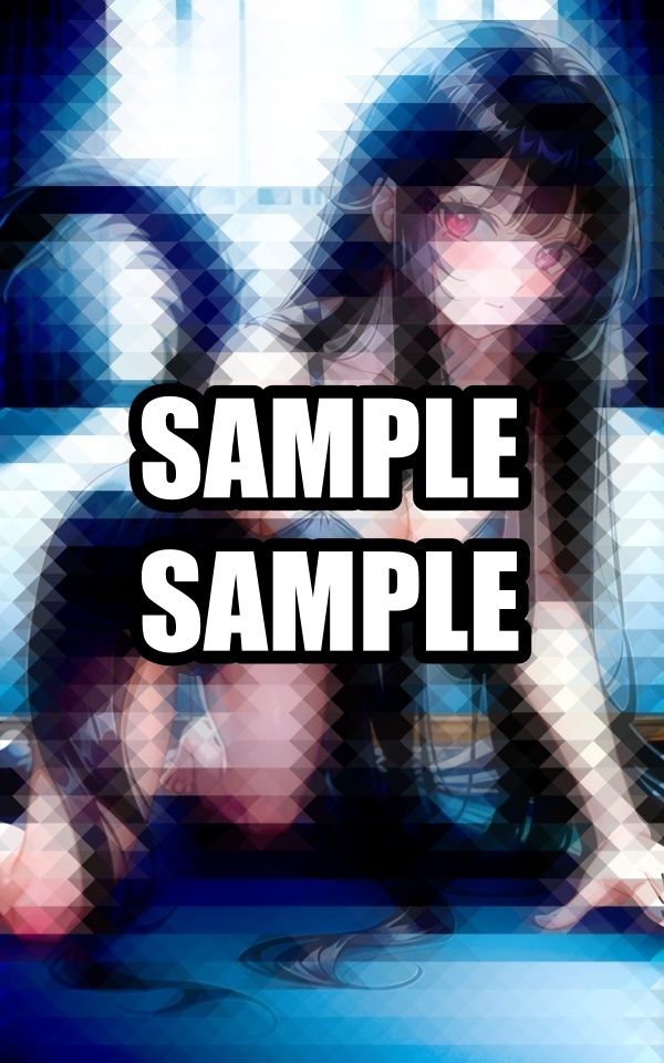 黒髪の猫系女子がこちらを見てくる - サンプル画像 3