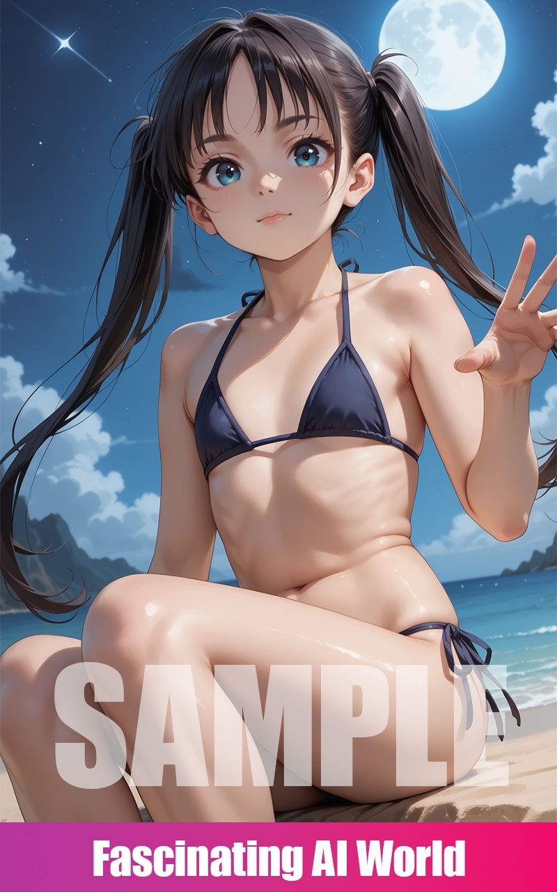 ちっぱいビキニ彼女 - サンプル画像 3