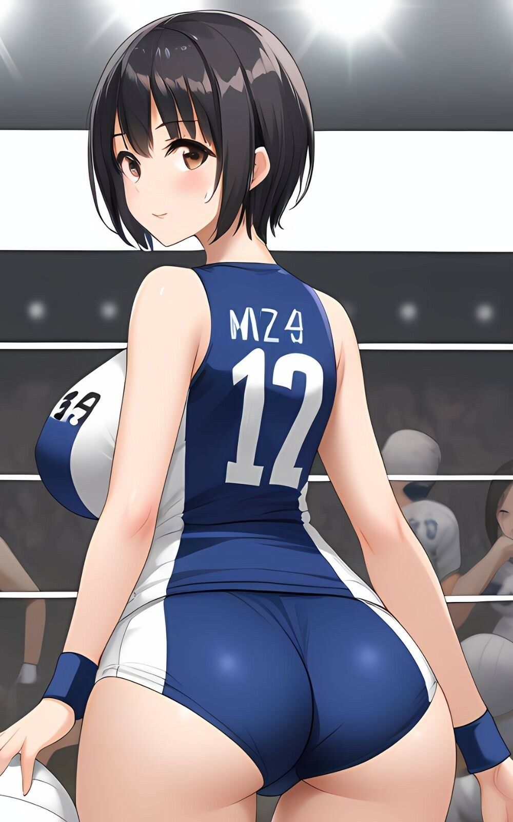 可愛すぎる女子バレー部員 - サンプル画像 1