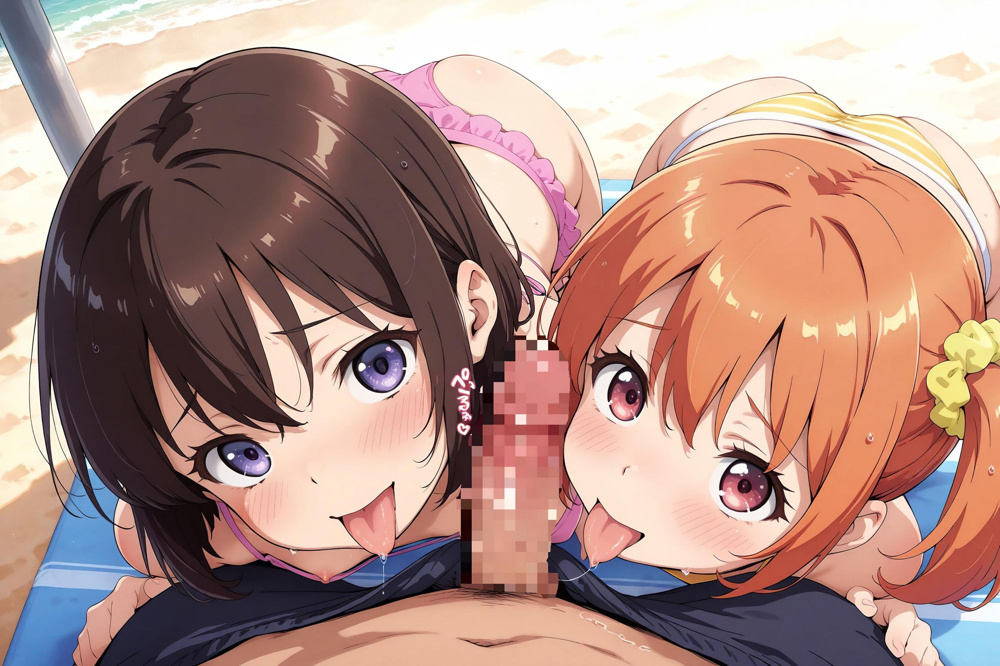 SEX学園 〜夏の課外授業〜 【inビーチ】 - サンプル画像 7