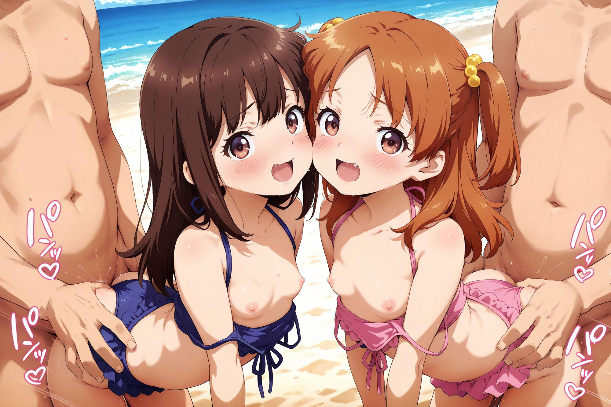 SEX学園 〜夏の課外授業〜 【inビーチ】 - サンプル画像 8